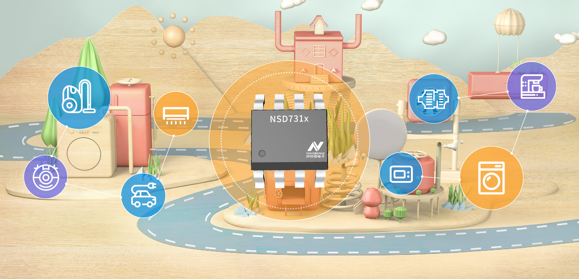 pp电子模拟器官网直流有刷电机驱动NSD731x系列发布多款新品，任君挑选！